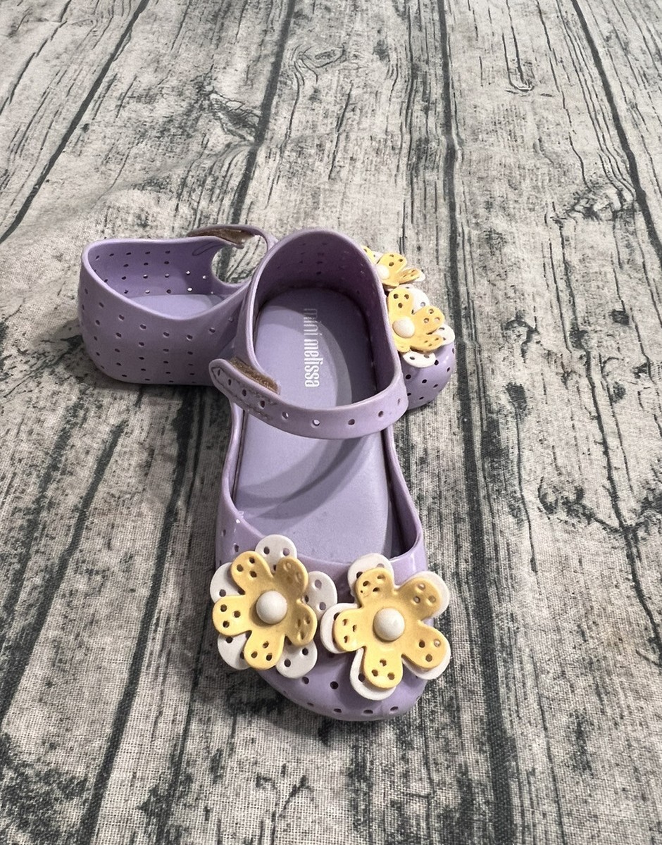 Mini Melissa Mini Furadinha XII Mary Jane Flat Size US 9/EURO 25