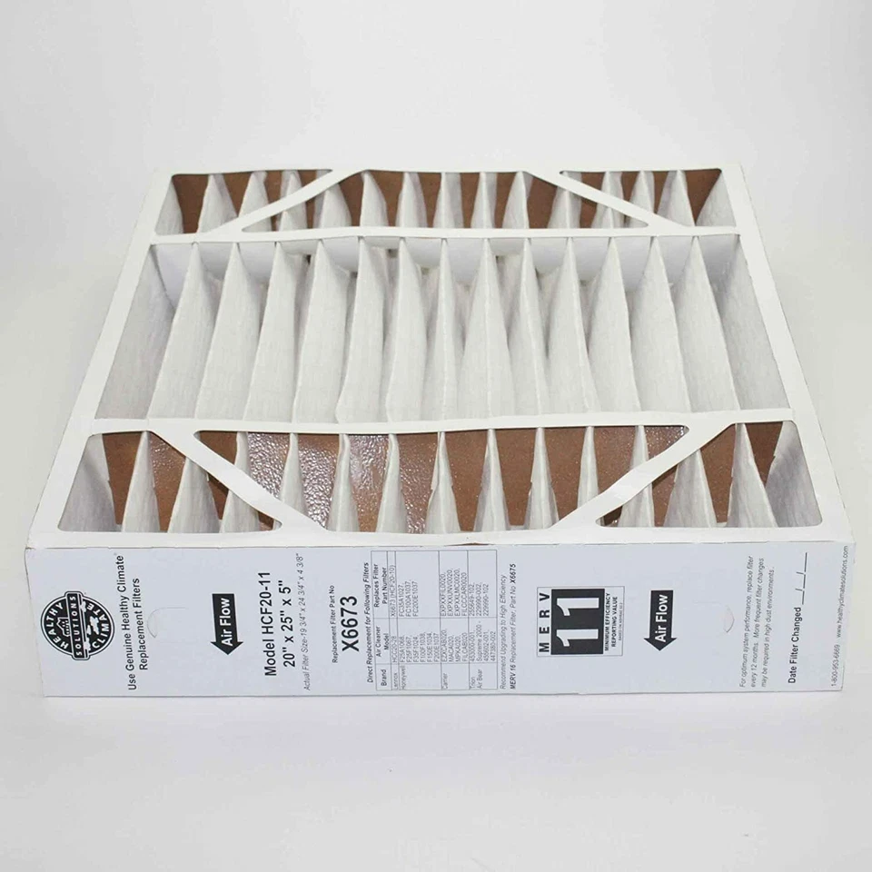 Lennox X6673 Healthy Climate Air Purifier 20"x25"x5" MERV 11 Filter Replacement - Image 2 of 2