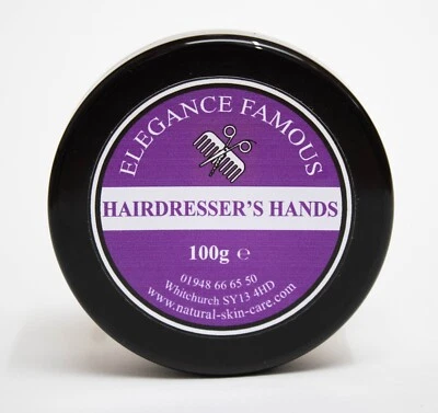 ELEGANCE NATURAL SKIN CARE Friseur Handcreme 100g rissige wunde rissige gespaltene Hände Geschenkidee natürlich