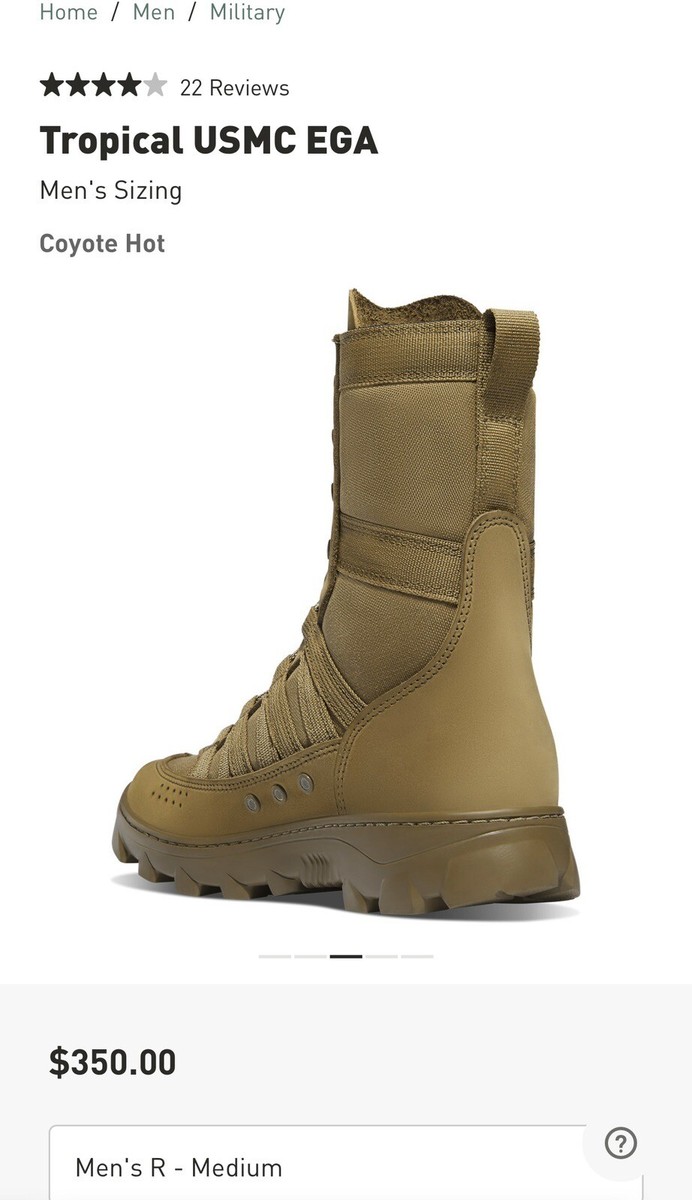 Danner hot weather Tropical USMC EGA | eBay