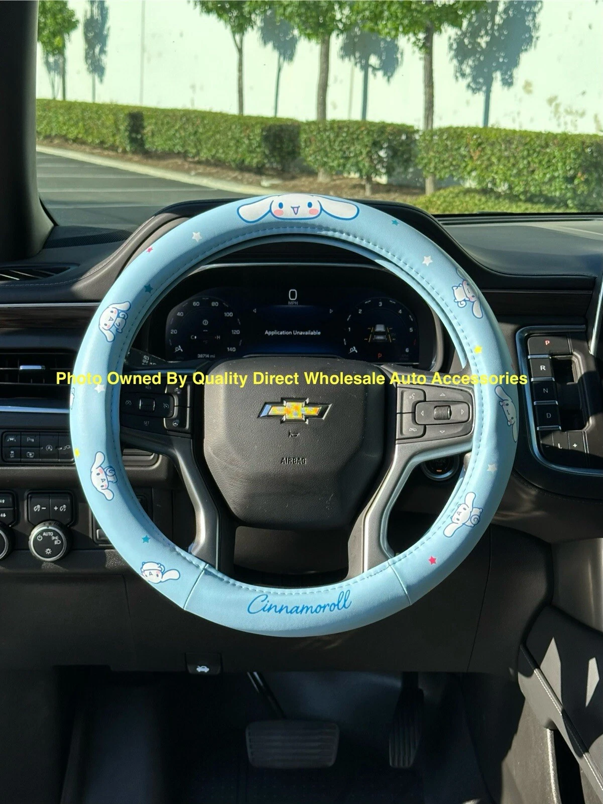 Cinnamoroll Steering Wheel Cover Universal Authentic Sanrio Best gift NEW Cute