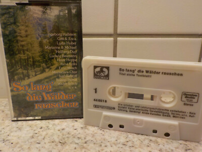 + MC  - So lang die Wälder rauschen - Marcato Volksmusik Kassette ++