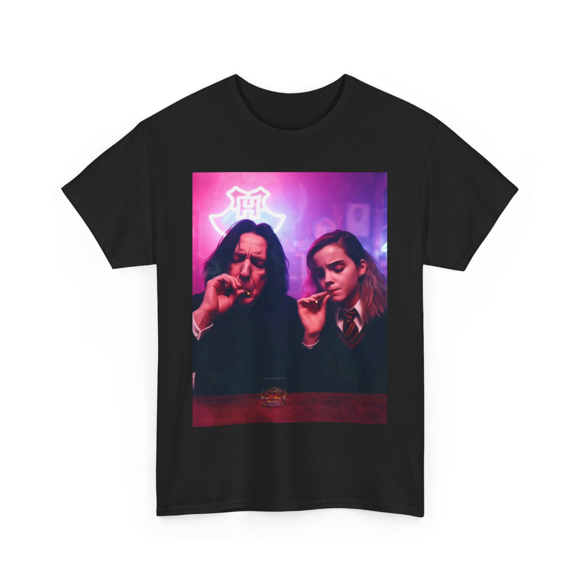 Hermione and Severus Snape smoking T shirt,Harry Potter Christmas