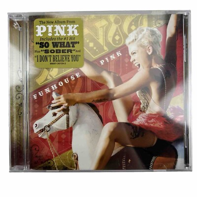 P!nk -Funhouse - Clean CD-Brand New MINT & Sealed With Hype Sticker Pink
