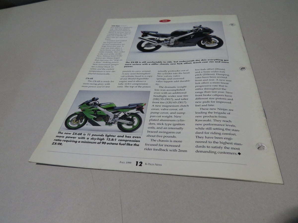 おーちゃん様ご確認用 パン Kawasaki Tech News Magazine 2000 Ninjas Fall 1999 Vol.12 No