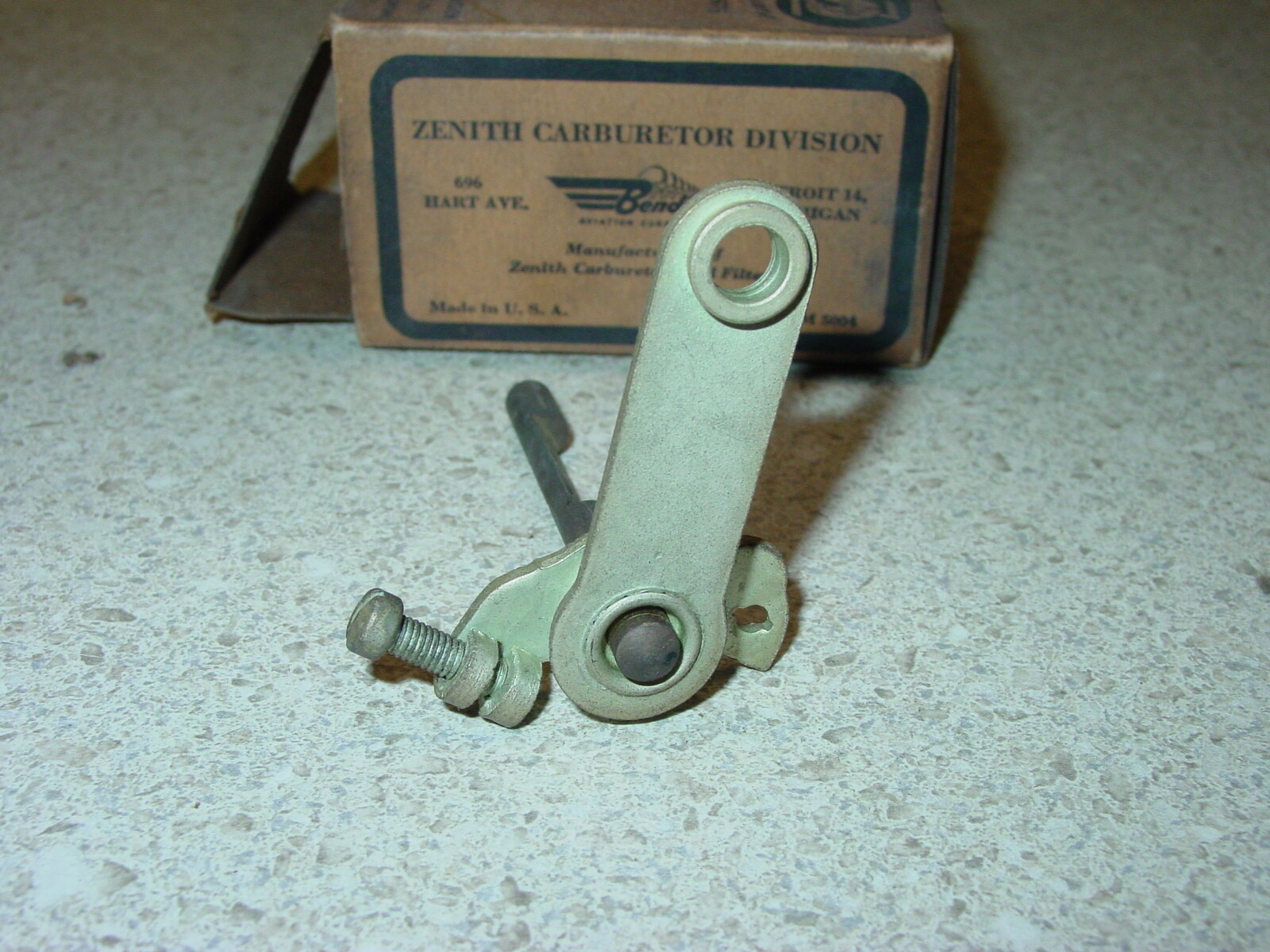 NOS ZENITH Carburetor THROTTLE SHAFT & Lever C293258 eBay
