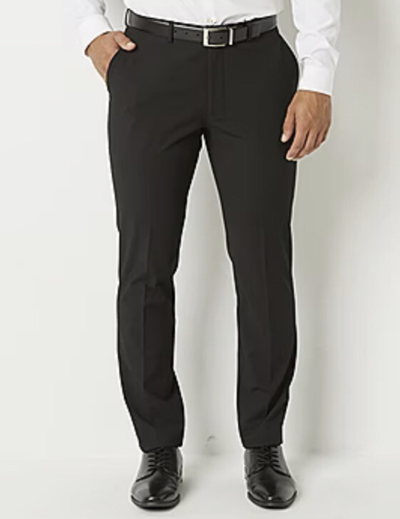 mens classic fit dress pants Tallia Mens Classic fit Dress Pants 40 / 32 Berry Red Solid – Bristol  Apparel Co main image 1