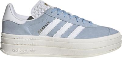adidas gazelle silver green womens Gazelle Bold Grade School Lifestyle Shoes (Wonder White/Cloud White/Clear  Sky)