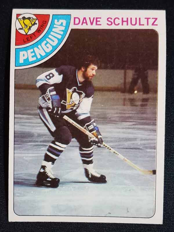 1978-79 Topps #225 Dave "The Hammer" Schultz Pittsburgh Penguins EX-MINT