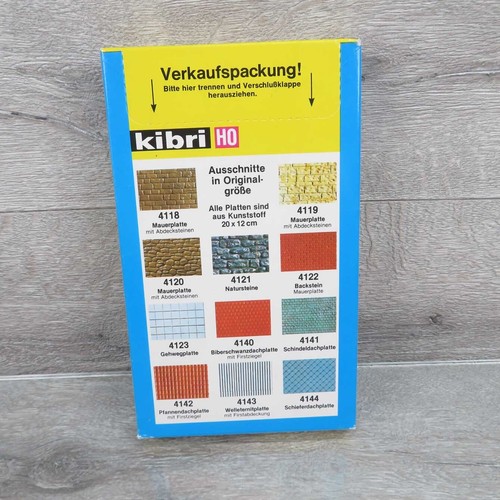 KIBRI 4128 - H0 - 12x Betonplatte 20 x 12 cm- OVP - #BT96313 | Zustand: Gebraucht