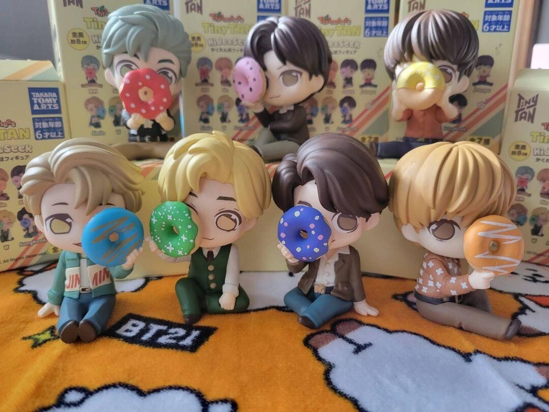 BTS TinyTAN Hide and Seek figure All 7 Type Dynamite