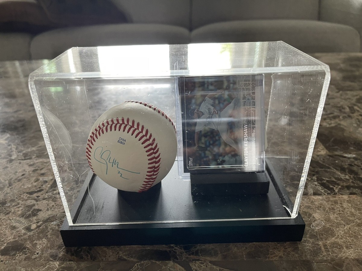 Clayton Kershaw サインボール（ホログラム有）、ボール用ケース Clayton Kershaw サインボール（ホログラム有）、ボール用ケース