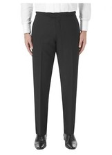 SKOPES Wool Blend Latimer Dinner Suit Trousers in Black in Size 34 To 62, S/R/L