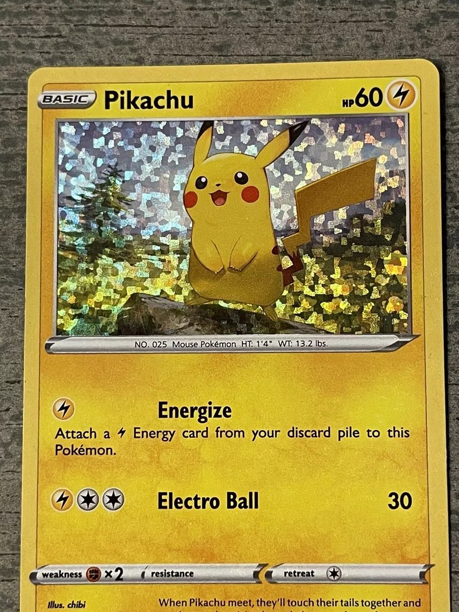 Pikachu Mc Donalds Carta Pokemon - Pikachu Foil