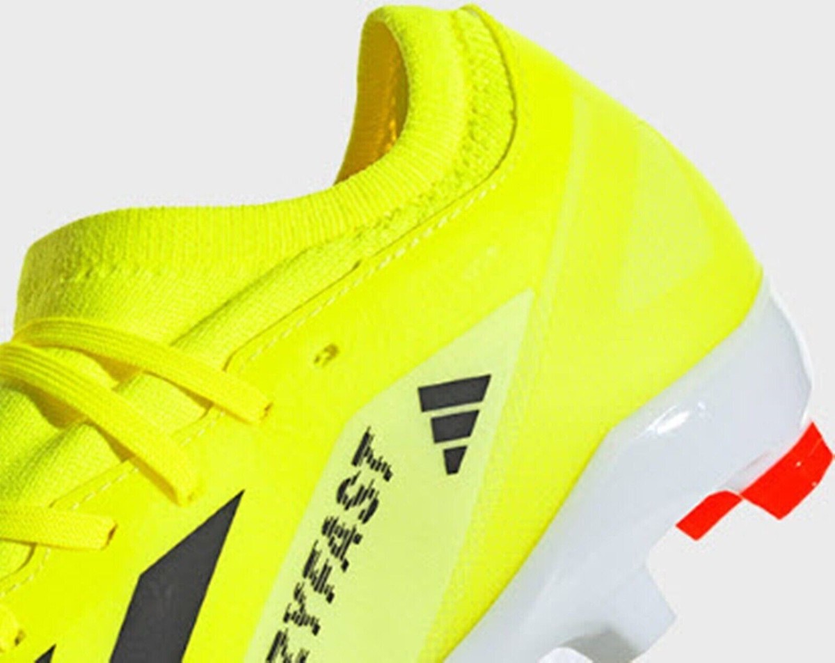 Adidas X Crazyfast League FG Soccer Cleats Black/Yellow Men's