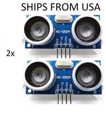 2x Ultrasonic sensor Module HC-SR04 Distance Measuring Transducer Arduino 2pcs