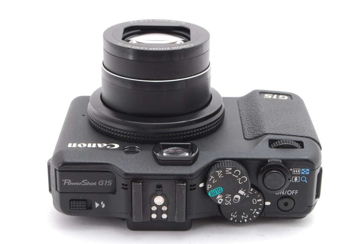MINT-】Canon Powershot G15 12.1MP Compact Digital Camera Black 