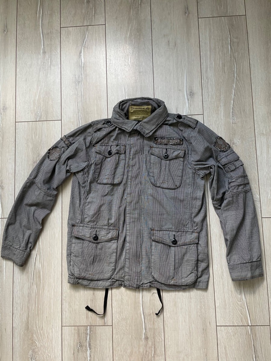 Vintage Alpha Industries Knoxville Military Jacket | eBay