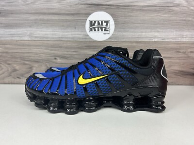 Nike Shox TL Black Lyon Blue Varsity Maize IB7670 001 NEW Men's