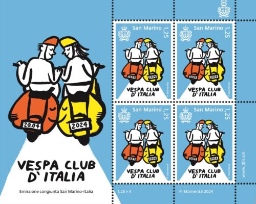 2024 Vespa club d'Italia - San Marino - minifoglio - 第 1/1 張圖片