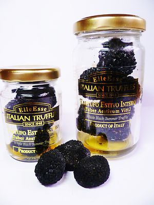 Trüffel italien. Sommertrüffel T. aestivum ganze Knollen 1A 45g Glas Elle Esse !