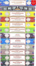 Nag Champa Incense Sticks Variety- Pack Satya Bangalore: 12 Assorted Incenses