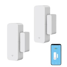 WiFi Door Sensor Window Detector Smart Window Contact Sensor, Wireless Magnet...