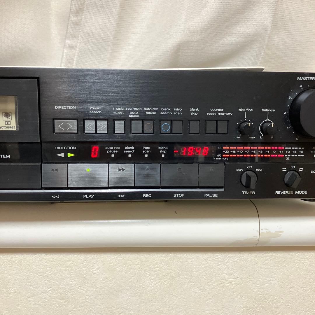 ALPINE LUXMAN K-106 Cassette Deck Auto Reverse Used Tested Working