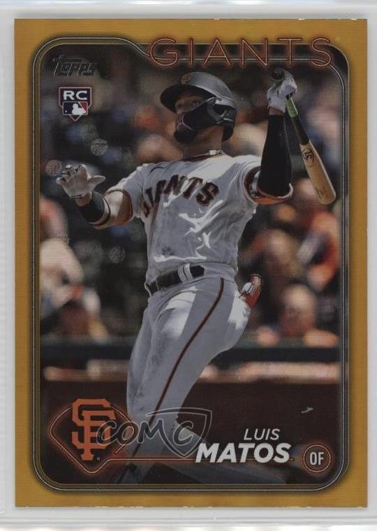 2024 Topps Series 1 Gold Foil Luis Matos #28 g1d