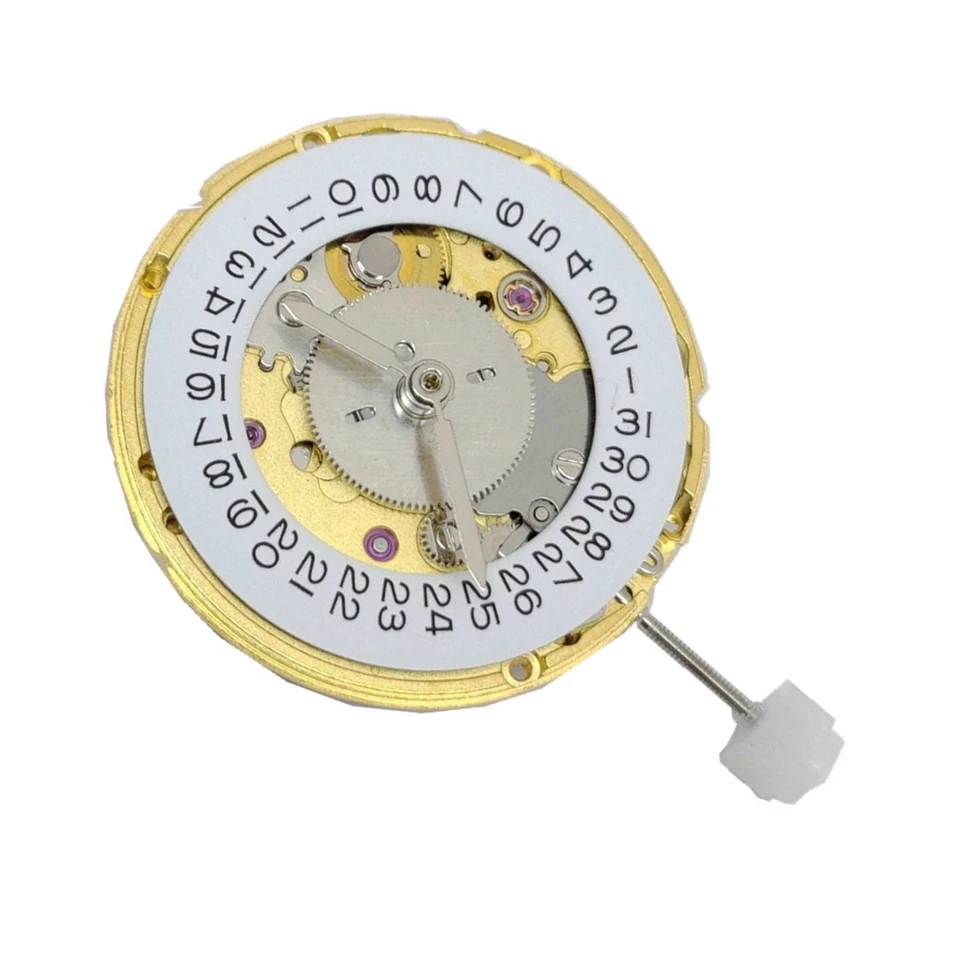 25 Jewels 4-Hand Gold Automatic Mechanical Watch Movement For ETA 2836-2 GMT F - Image 3 of 4