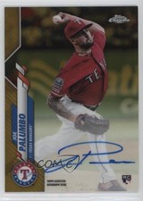 2020 Topps Chrome Rookie Gold Refractor 18/50 Joe Palumbo #RA-JPO Auto 0sm9