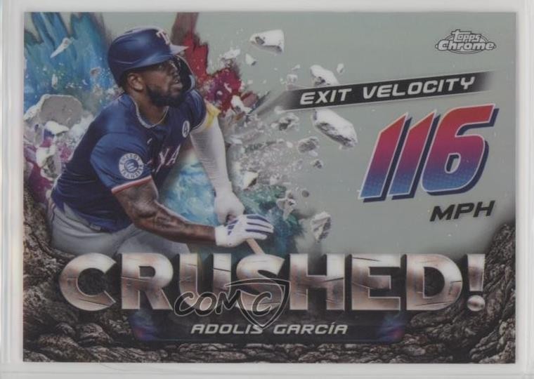 2024 Topps Chrome Update Crushed Adolis Garcia Adolis García #CR-12 0p7e