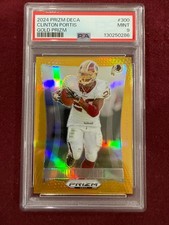 Clinton Portis 2024 Prizm Deca Gold Prizm 2/10 PSA 9 Mint