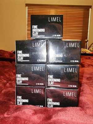 LAMEL Fine Grooming Clay for fine hair Water Soluble Non-Greasy 2.7oz 80ml 