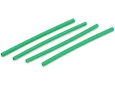 DU-BRO RC Part #436 3/32'' (2.3mm) Heat Shrink (Green) 4/pkg Tubing