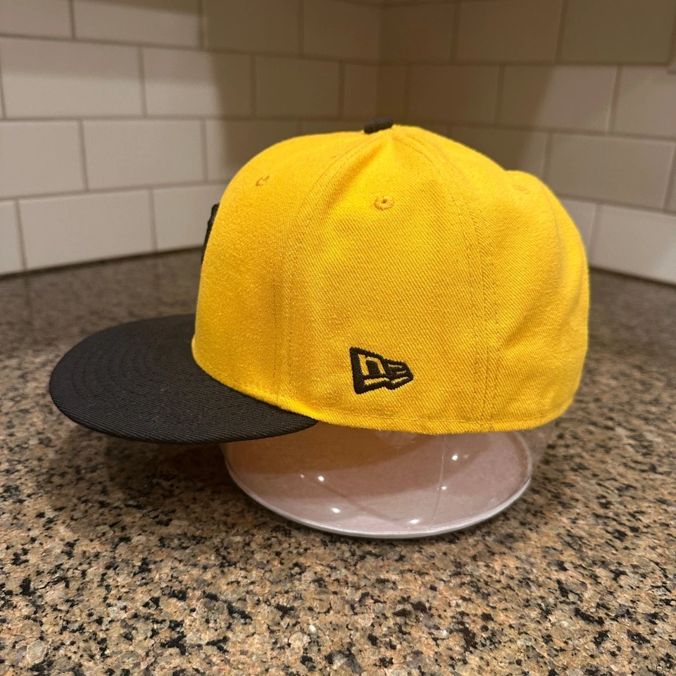 Sombrero Piratas de Pittsburgh New Era 59FIFTY 7 1/2 Amarillo Foto 4 de 4