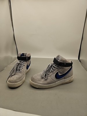 Nike Air Force One High Chenille Swoosh Grey (Size 9.5) 806403-015
