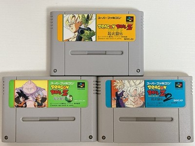 3 Stück Dragon Ball Z Butoden 1 2 3 Nintendo Super Famicom SNES getestet Japan