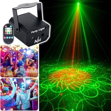 DJ Disco Light with Pattern Projection Sound Activated Strobe Stage Lighting