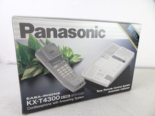 Vintage 1990's Cordless Phone in Box - Panasonic KX-T4300 - Working Condition