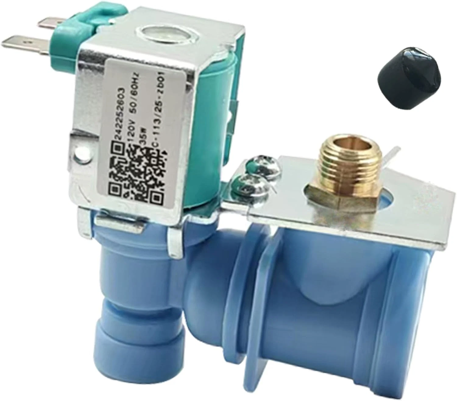 242252603 Refrigerator Ice Maker Water Inlet Valve, for Frigidaire Kenmore
