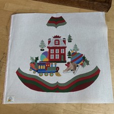 DC191 HAND PAINTED LARGE CHRISTMAS NEEDLEPOINT CANVAS 14 Count