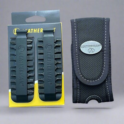 Leatherman Bit Kit w/SHEATH for Charge Plus TTi Wave Plus Signal Skeletool Arc