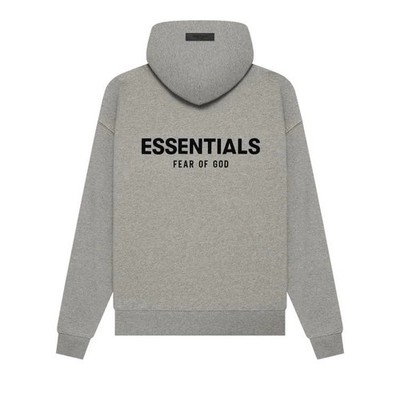 ESSENTIALS FEAR OF GOD グレー フーディ FEAR OF GOD ESSENTIALS raised-logo Hoodie | Grey | FARFETCH