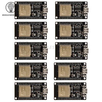 1-10PC ESP32 WROOM-32 Type-C CH340C Development Board Dual Core Wifi+Bluetooth