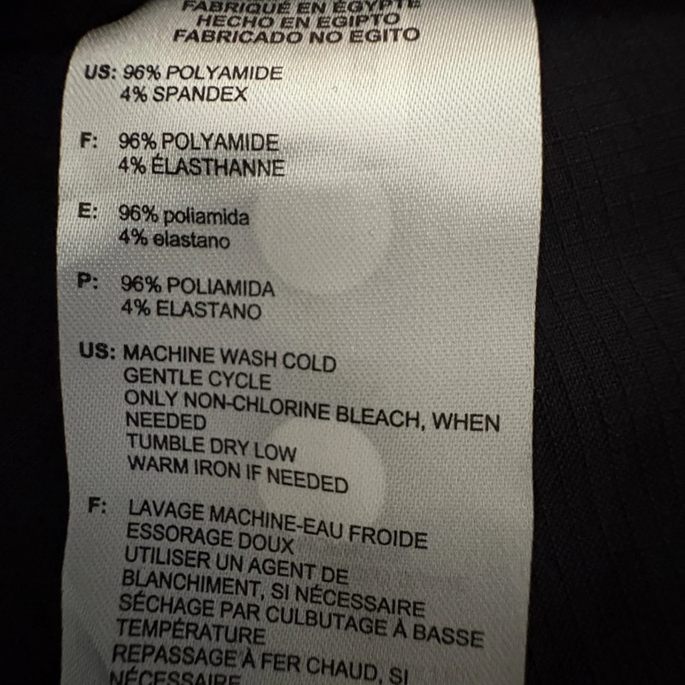 Adidas Rip Stop 8.5” Chino Pantalones Cortos Para Hombre Talla 38 Negro Golf Informal NUEVO Foto 4 de 4