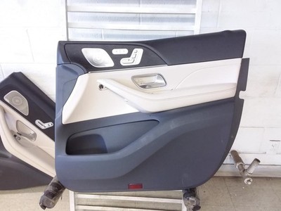 2020 MERCEDES BENZ GLE580 Passenger Side Front Trim Panel Gray and Beige OEM 