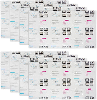 Dry Ice Packs for Shipping Long Lasting (8 Sheets, 12 Packs/Sheet), Reusable Lig