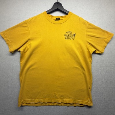 Abercrombie & Fitch Shirt Mens XL Yellow Last Blast Summer Beer Graphic Tee