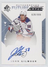 2018-19 SP Authentic Auto Future Watch 928/999 John Gilmour #186 Auto 0bh0